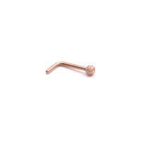 Piercing para el cuerpo de 0,8x6mm, Aro para la nariz, joyería para el cuerpo, diamantes de imitación, corazón pequeño, oferta, 2 uds. - details 8