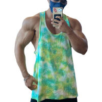 Muscleguys Camiseta de Gimnasio Camuflaje Vestido Deportivo sin Mangas de Poliéster para Hombres - details 7