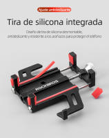 Soporte de Teléfono ROCKBROS para Motocicleta Bicicleta Eléctrica Soporte Mecánico de Cinco Garras de Aleación de Aluminio CNC Adecuado para Smartphones - details 4