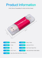 WANSENDA Drive de Memoria USB Tipo C Hardware de Interfaz 128GB-512GB Drive de Almacenamiento de Datos - details 8