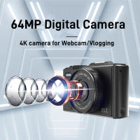Cámara Digital 64MP Grabación de Video 4K Vlogging Pantalla Flip de 3" Zoom Digital 18X - details 0