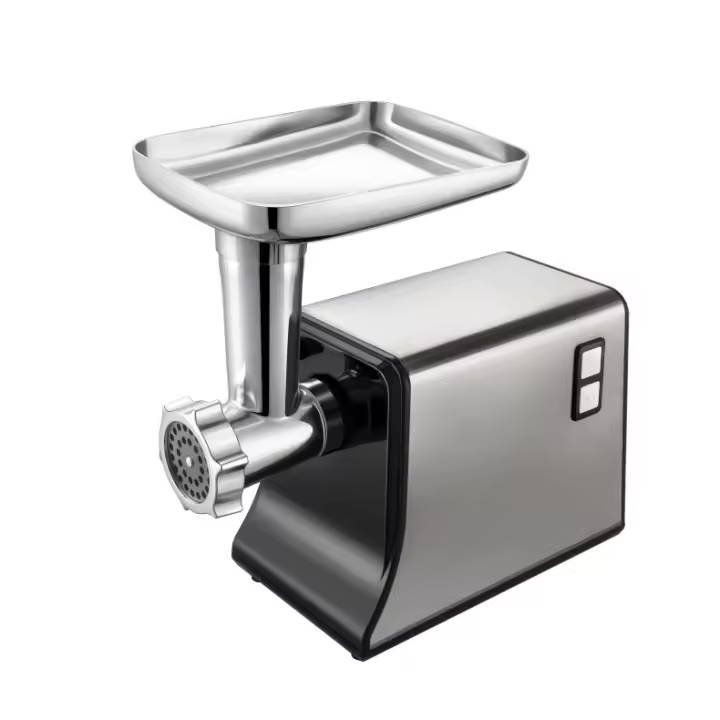 Picadora de Carne Eléctrica de Acero Inoxidable, Picadora de Carne Multifuncional de Grado Alimenticio para el Hogar, Máquina para Hacer Salchichas - 1