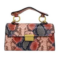 Elegante Bolso de Mano de Cuero PU Patrón de Piel de Serpiente Impermeable, Resistente al Desgaste - details 6