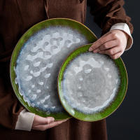 Vajilla de Cena Vancasso Starry 16/32/48 Piezas con Degradado Azul-Verde para Mesa de Cena Plato de Postre Tazas para 4/8/12 Cerámica Adecuada para Todas las Estaciones - details 3