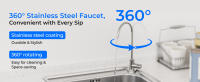 Waterdrop G5P500A Filtro de Agua por Ósmosis Inversa con pH+ Alcalino Mineral, Certificado NSF/ANSI 372, Sistema de Ósmosis Inversa de 8 Etapas, 500G, Relación de Pureza 2:1, Reduce TDS, Libre de BPA - details 4