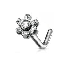 ASTM-pendientes de titanio F136, Piercing para la nariz, labio, oreja, Labret, cartílago, Tragus Simple, 20g, joyería para el cuerpo - details 2