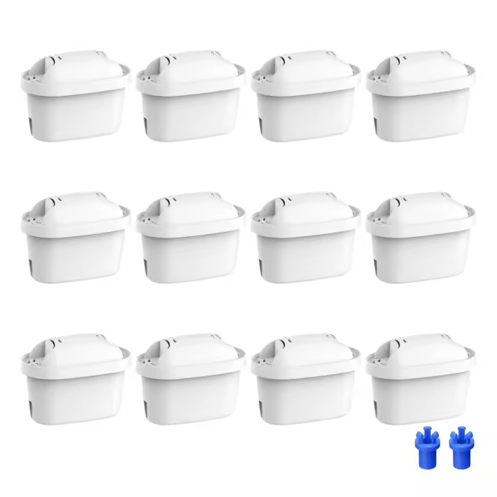 Waterdrop Filtro de Agua, Recambio para Brita® Maxtra+® Plus, Maxtra Pro® All-in-1 Filtro, Compatibile con Jarra Brita® Marella®, Cristal, NSF Certificado,TÜV SÜD,Reducir PFOA/PFOS PFAS(12) - 1
