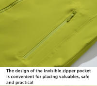 Chaqueta Impermeable Mejorada JNLN Unisex para Deportes al Aire Libre Cierre de Cremallera - details 24