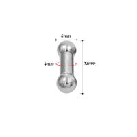 Anillos rectos de acero inoxidable de gran tamaño para el cuerpo, Piercing para el tragus de la oreja, barra para el pezón, labios, joyería para el cuerpo, 1 unidad - details 3