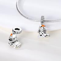 Encantos de Serie Zirconia de Plata Esterlina S925 100% Real para Mujeres Joyería Fina de Cumpleaños Ajuste a Pulsera y Bangle de 3mm - details 72