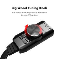 Tarjeta de Sonido USB Externa GS3 Adaptador de 7.1 Canales con Jack de Auriculares y Micrófono - details 6