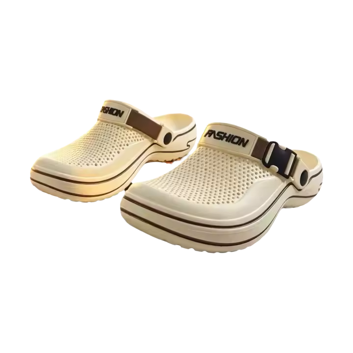 Zapatillas De Hombre EVA Hueco Transpirables Con Correa Ajustable Casual Slip on Duraderas Antideslizantes Para Exterior - 1