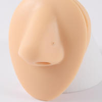 Retenedores de cristal transparente para Piercing de nariz, 2 piezas, retenedores para tabique, tachuelas flexibles para labio, oreja, nariz, lengua, anillo, cartílag para pezones - details 7