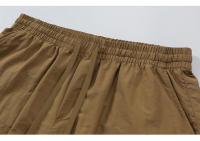 Men New Fashion Cargo Shorts Summer Solid Color Leisure Beach Surf Shorts volleyball Motion Hawaii Holiday Style Shorts Men - details 6
