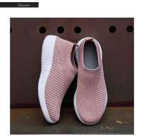 Zapatos para caminar para mujer, zapatillas de calcetín a la moda, mocasines cómodos y transpirables, zapatos informales antideslizantes - details 14