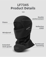 ROCKBROS-bufanda facial de esquí para invierno, pasamontañas a prueba de viento para ciclismo, esquí, correr, entrenamiento deportivo, accesorio para bicicleta - details 3