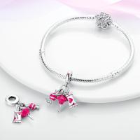 Encanto de Plata Esterlina S925 Unicornio Floral Mariposa Para Pulsera Original de 3mm Joyería Fina de Cumpleaños para Mujeres Regalo de Piedra Principal de Zirconio - details 9