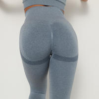 Nessaj-pantalones de yoga de cintura alta, mallas push up para fitness, 24 colores - details 8
