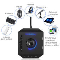 Convertidor multifunción de tarjeta de sonido externa USB, portátil, ligero, Compatible con Windows Vista Mac IOS - details 0