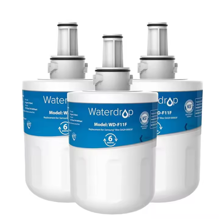 Filtro de refrigerador Waterdrop DA29-00003F, repuesto para Samsung ® Aqua Pure Plus DA29-00003F, HAFIN1, DA29-00003A, DA29-00003B, DA29-00003A-B, DA61-00159A, DA97-06317A, el paquete puede variar (3) - 1