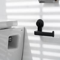Portarrollos de papel higiénico montado en la pared para baño, soporte para pañuelos, almacenamiento con ventosa, 2 piezas - details 3