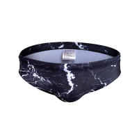Jessborn calzoncillos de baño para hombre, bañador sexy con textura de rayo europeo y americano, traje de baño para entrenamiento en la playa - details 5