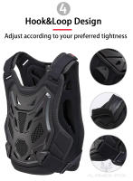 VEMAR Armadura de Motocross Chaqueta de Moto con Protector de Espalda y Pecho para Moto de Tierra Off-Road Equipo Protector para Moto - details 8
