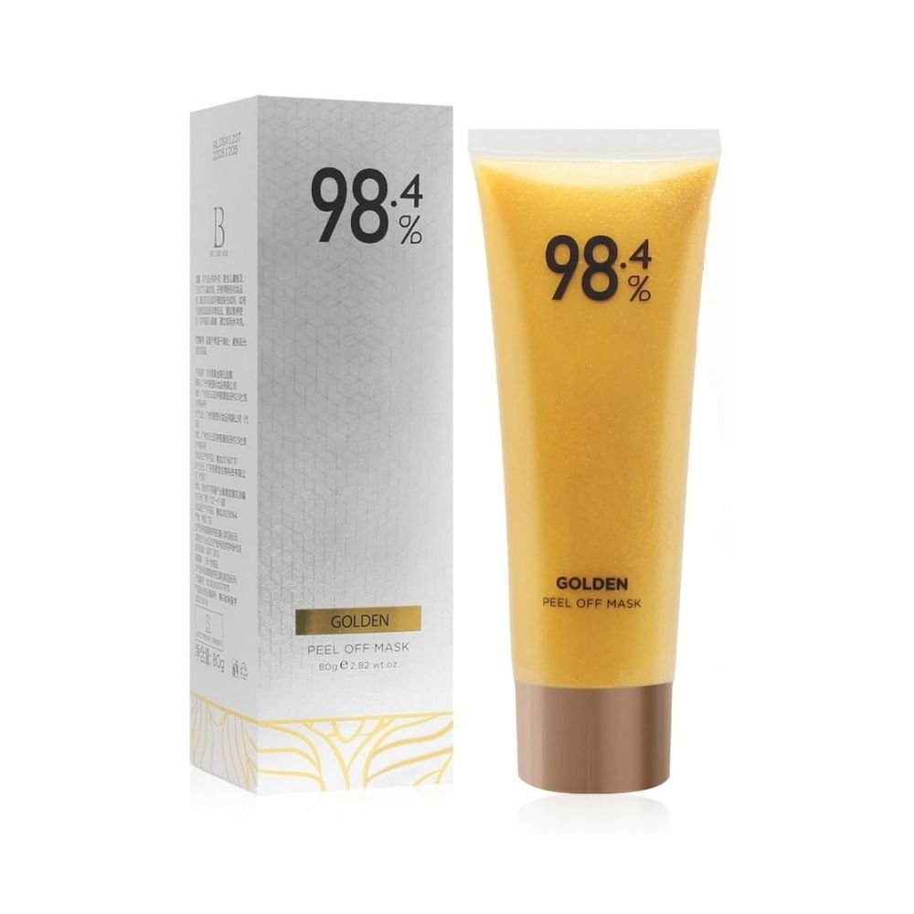 Mascarilla Exfoliante de Oro, Mascarilla para Eliminar Puntos Negros, Limpiar Poros, Reducir Líneas Finas y Reafirmar la Piel