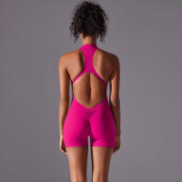 Conjunto Deportivo Hamidou Monos de Yoga sin Mangas con Cuello en V Material de Nylon - details 39