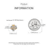 Encantos de Serie Zirconia de Plata Esterlina S925 100% Real para Mujeres Joyería Fina de Cumpleaños Ajuste a Pulsera y Bangle de 3mm - details 1