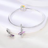 Encanto de Plata Esterlina S925 Unicornio Floral Mariposa Para Pulsera Original de 3mm Joyería Fina de Cumpleaños para Mujeres Regalo de Piedra Principal de Zirconio - details 44