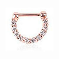 Aros de circonia aaa de 16G para mujer, piercing para la nariz, color plateado, joyería para el cuerpo, piercing para el pezón y el tabique falso - details 6