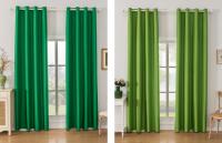 Cortina de Sombra Elegante de Color Verde 100% Sombra Compra 1 Obtén 1 Gratis - details 1