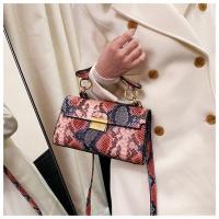 Elegante Bolso de Mano de Cuero PU Patrón de Piel de Serpiente Impermeable, Resistente al Desgaste - details 24