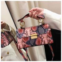 Elegante Bolso de Mano de Cuero PU Patrón de Piel de Serpiente Impermeable, Resistente al Desgaste - details 20