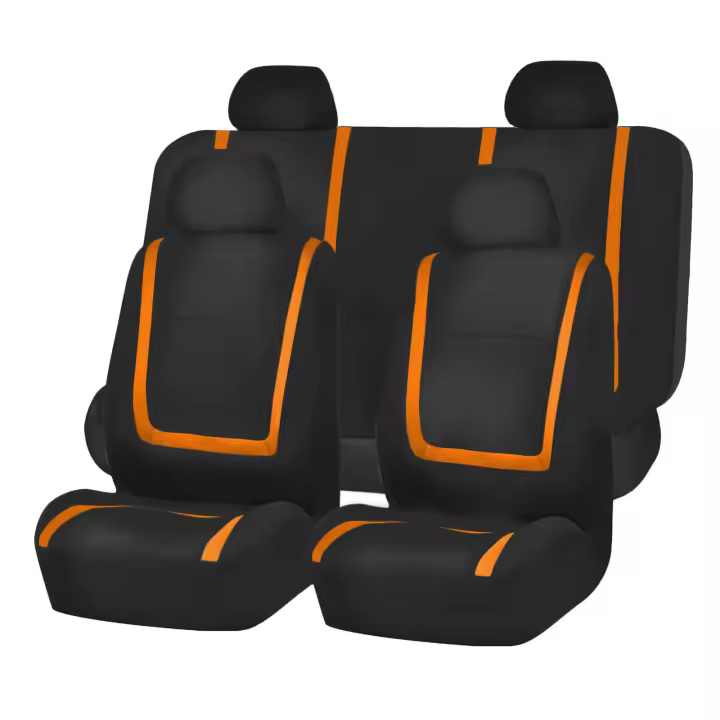 Juego de fundas universales para 5 asientos de coche, Juego de 9 piezas, Sencillo y elegante - 1