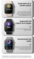 Reloj inteligente 2025 Serie 9 para hombres y mujeres, pantalla HD de 1,96", reloj inteligente con respuesta/hacer llamadas, reloj deportivo, oxígeno en sangre, monitor de frecuencia cardíaca y sueño, compatible con iPhone Android - details 10
