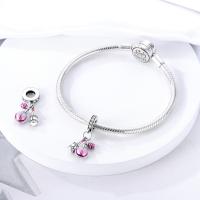 Encanto de Plata Esterlina S925 Unicornio Floral Mariposa Para Pulsera Original de 3mm Joyería Fina de Cumpleaños para Mujeres Regalo de Piedra Principal de Zirconio - details 39