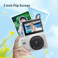 Cámara Digital 64MP Grabación de Video 4K Vlogging Pantalla Flip de 3" Zoom Digital 18X - details 4