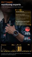 NORTH EDGE MARS5 Reloj para hombre Reloj deportivo original para exteriores Monitorización de frecuencia cardíaca y oxígeno en sangre Reloj deportivo digital resistente al agua hasta 50 m Compatible con sistemas Android e IOS - details 7