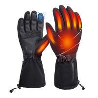 Guantes Calefactables térmicos reflectantes para motocicleta, pantalla táctil, a prueba de viento, Invierno - details 0