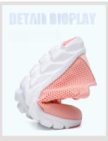 Zapatos deportivos de moda de las mujeres hueco transpirable deportes zapatos casuales bajo fondo suave de malla zapatos para correr - details 7