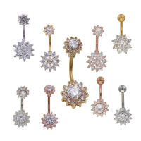 1Pc doble de ombligo piercing joya nombril vientre piercing pendiente de ombligo de perforación del vientre de sexo cuerpo piercings de joyería - details 1