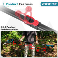 YOFIDRA - Podadora Telescópica Eléctrica Inalámbrica de 8 Pulgadas, 2 en 1, Motosierra para Ramas Altas, Herramienta de Podar para Jardín, Compatible con Batería Makita de 18V, Juego de Pines - details 6