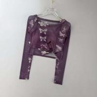Conjunto Deportivo de Yoga de Dos Piezas Top de Entrenamiento de Malla para Mujeres con Leggings Acampanadas Ideal para Gimnasio y Correr al Aire Libre - details 1