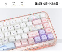 Sanrio-teclas Cinnamoroll de 144 teclas Pbt Xd, sublimación de tinte Aheight para adaptación a 61, 64, 68, 75, 84, 87, 98, 104, Teclado mecánico de regalo - details 12