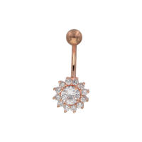 1Pc doble de ombligo piercing joya nombril vientre piercing pendiente de ombligo de perforación del vientre de sexo cuerpo piercings de joyería - details 7