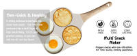 RIOVARM Antiadherente Sartén Tortilla Inducción Sartén para Huevos Granito Sartén Pequeña sin PFOA Redonda 4 agujeros Sartén escalfadora de huevos para el desayuno Sartén para tortitas - details 4