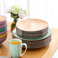 Juego de Vajilla de Porcelana Vancasso Tulip 16 Piezas 4 Colores 4 Diseños Plato de Cena Plato de Postre Bol y Mug Set Utensilios de Cocina Cerámica Producto Normal y Sostenible Para Todas las Temporadas - details 13