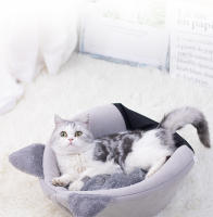 Cama de Gato para Invierno Calentada Microfibra Cama de Perro Pequeña con Estera - details 3